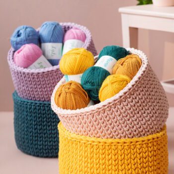 Knit Stitch Basket