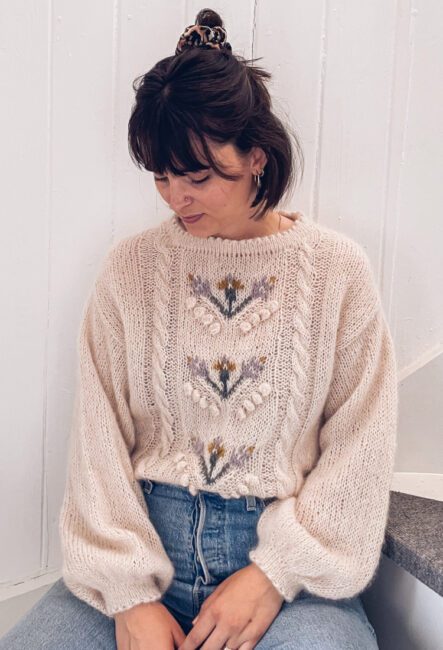 Retro Tulip Sweater